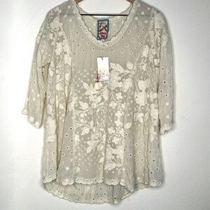 Johnny Was Melby Kenzie Top, size XS NWT